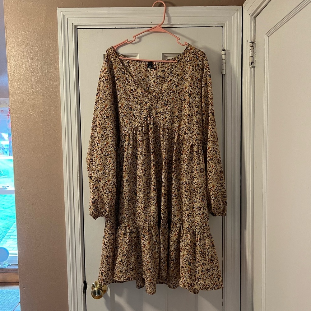 Floral Long Sleeve Dress